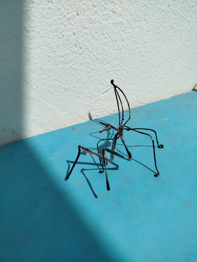 Wire sculpture by Nilo Saba